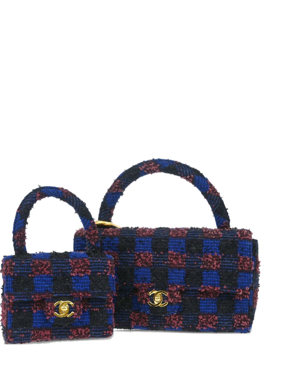 1992 Tweed Classic Flap two-in-one handbag set