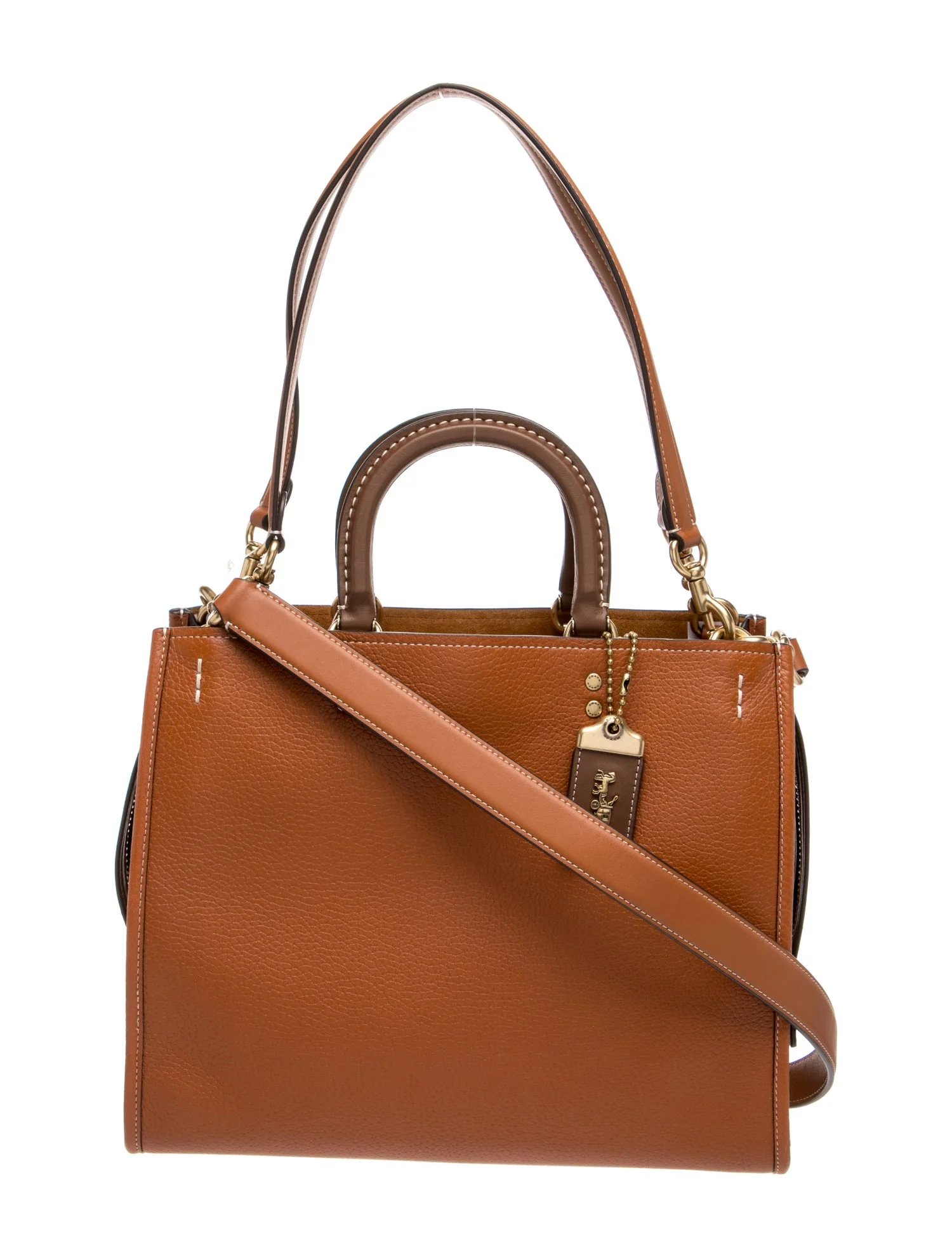 Leather Leather Top Handle Bag w/ Tags Large w/ Tags