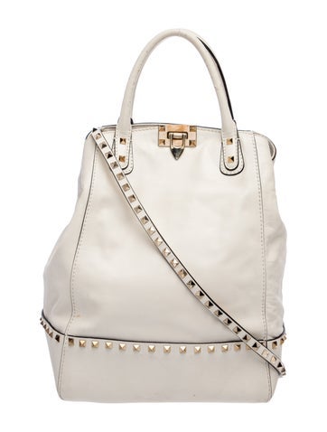Valentino Rockstud Top Handle Bag