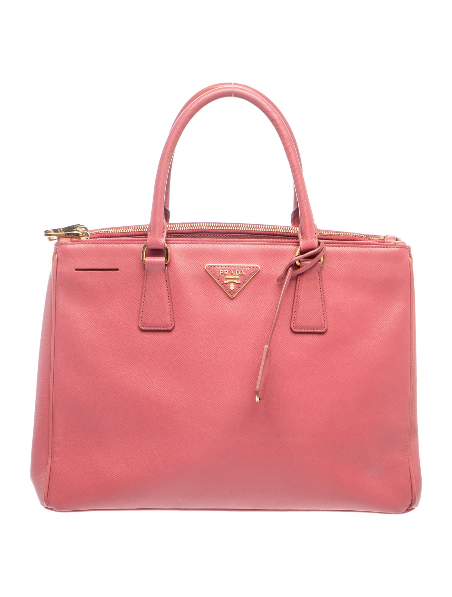 Saffiano Leather Galleria Double Zip Large