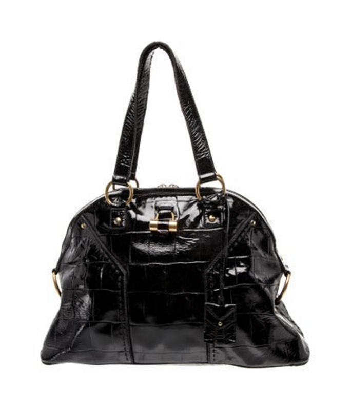 Saint Laurent Saint Laurent Patent Leather Top Handle Bag Vintage
