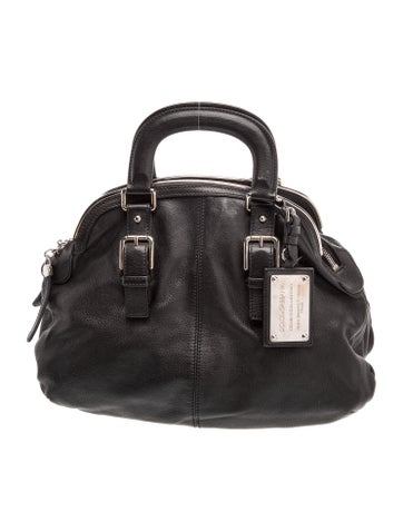Leather Top Handle Bag