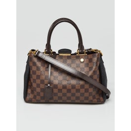 Louis Vuitton Black Damier Canvas Brittany Bag