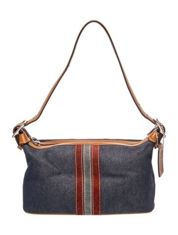 Coach Denim Shoulder Bag