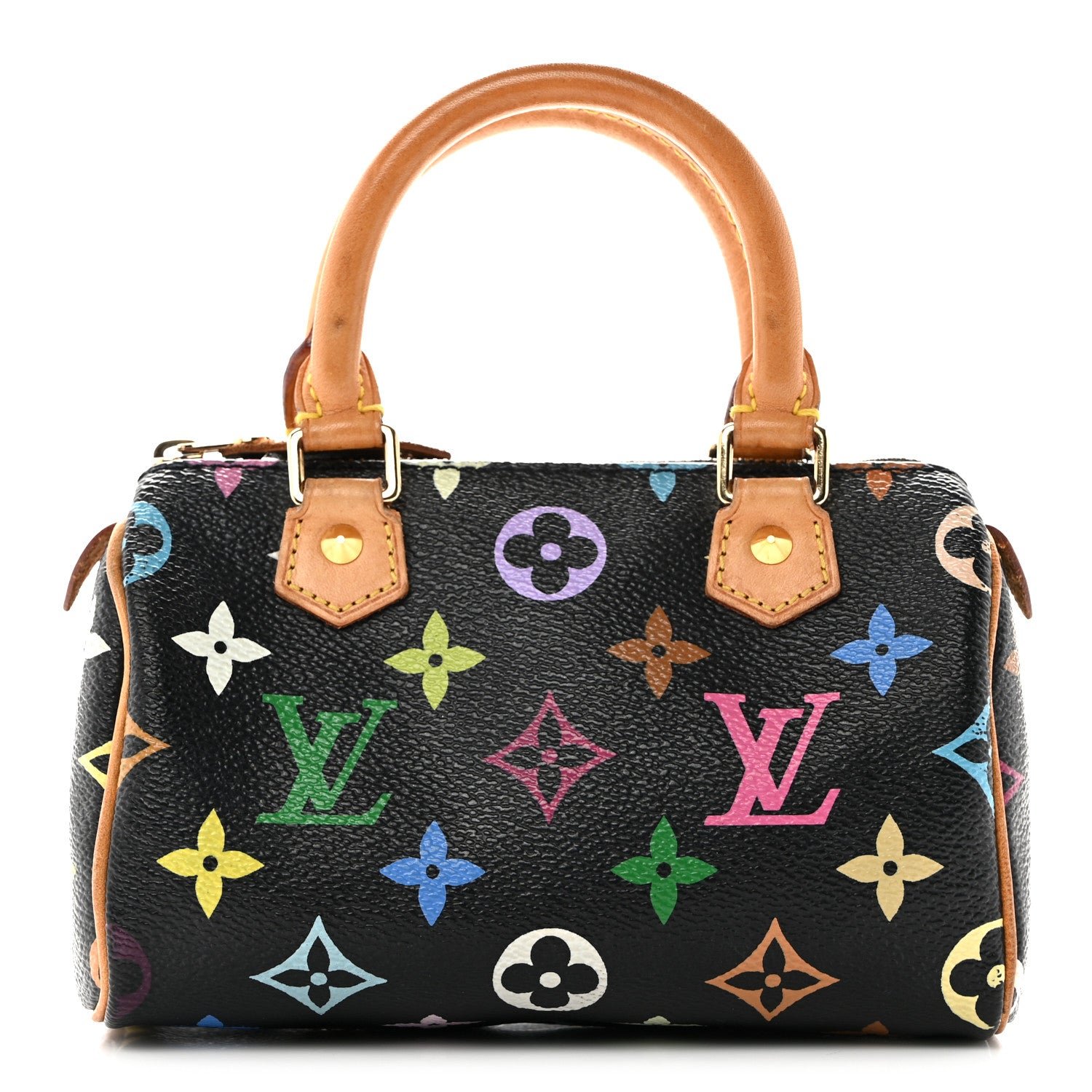 Louis Vuitton Monogram Multicolor Mini Sac HL Speedy Black