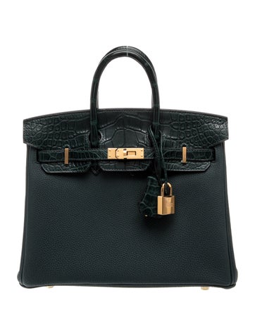 Togo & Matte Alligator Birkin Touch 25