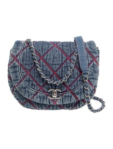 Coco Beach Denim Messenger Bag