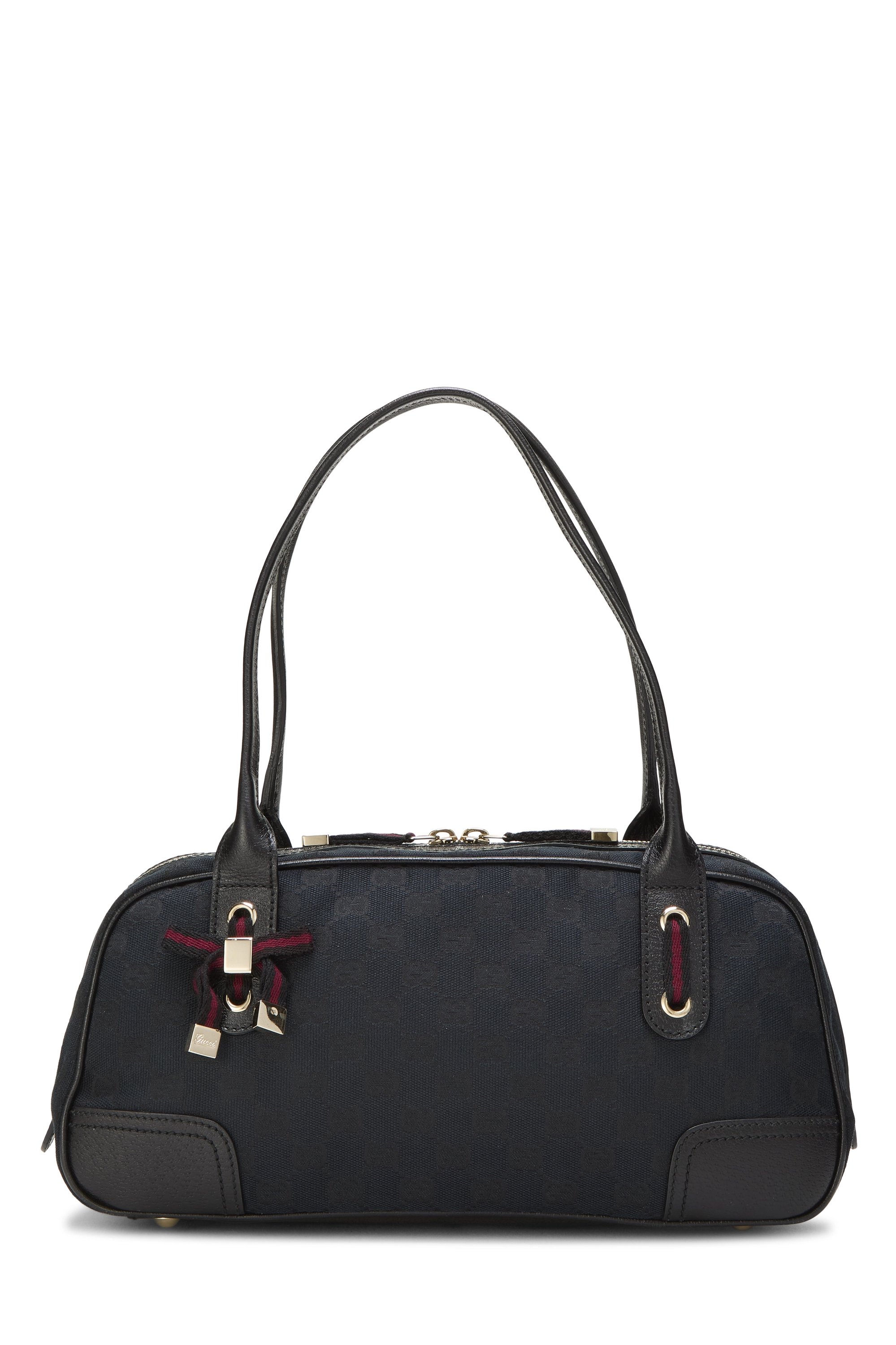 Black GG Canvas Princy Handbag