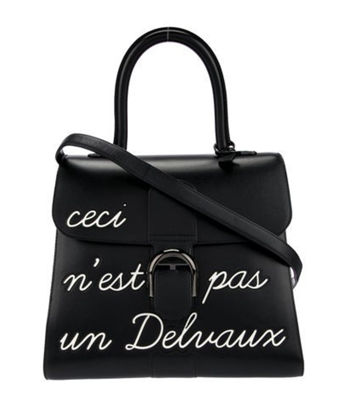 Delvaux Leather Messenger Bag