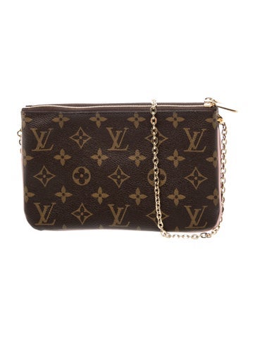 LV Monogram Double Zip Pochette