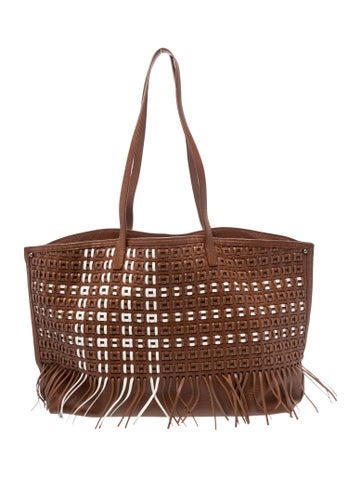 Leather Top Handle Bag w/ Tags