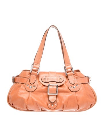 Leather Top Handle Bag