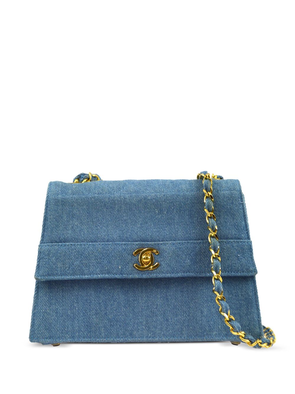 1990 Straight Flap shoulder bag