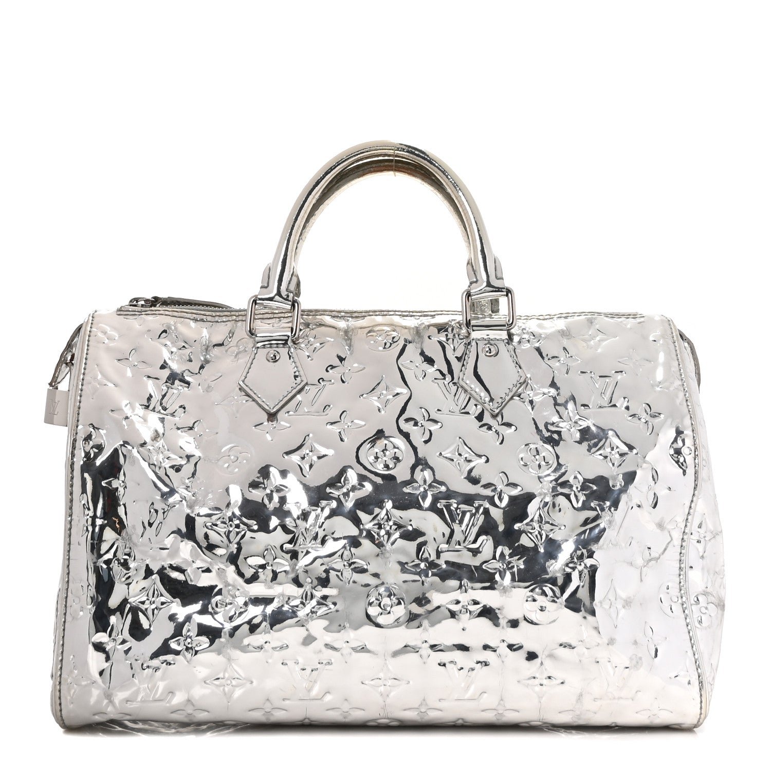 Louis Vuitton Louis Vuitton Monogram Miroir Speedy 30 Silver