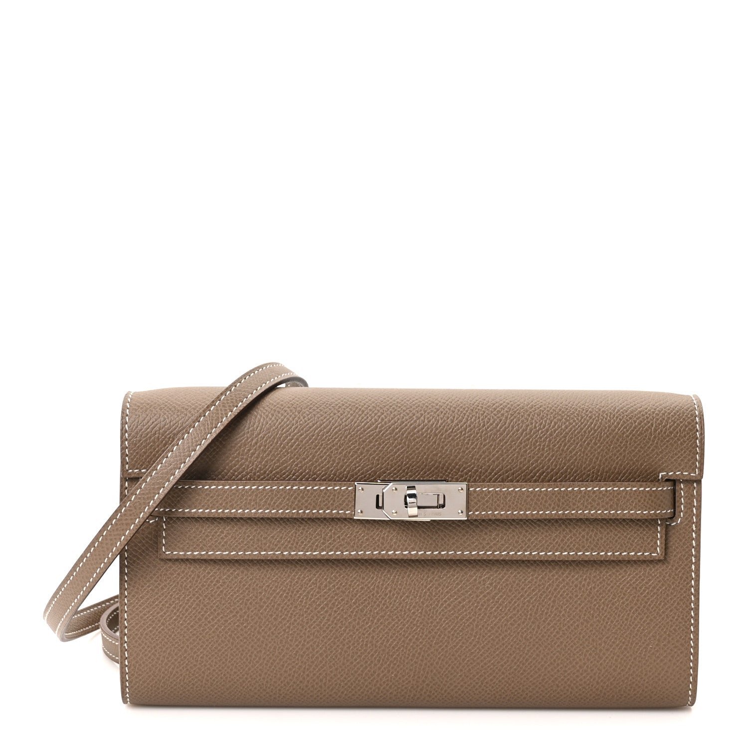 Hermes Epsom Kelly Wallet To Go Etoupe
