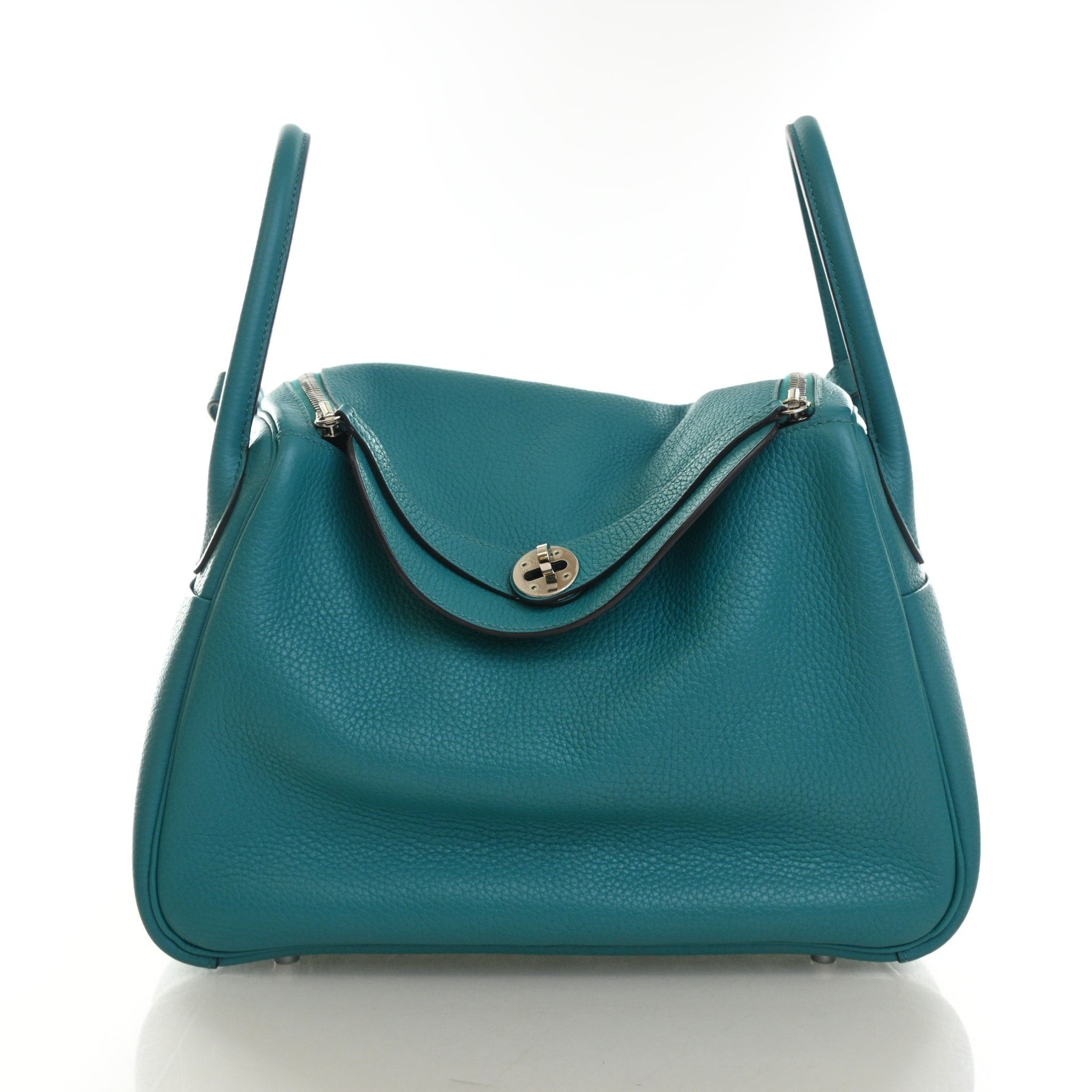 Hermes Bleu Paon Clemence Lindy 30