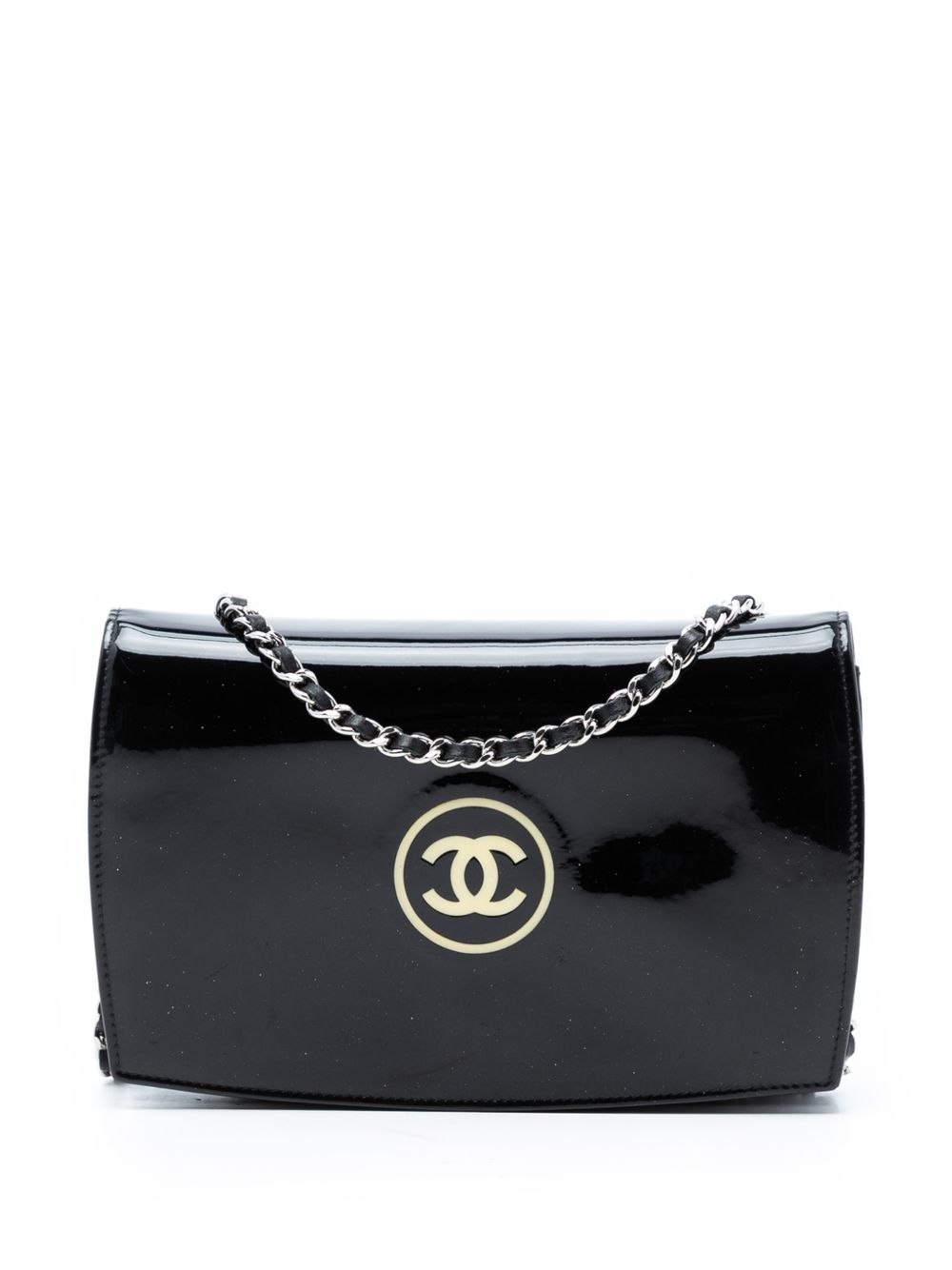 2009-2010 CC Patent Wallet On Chain crossbody bag