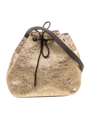 Brunello Cucinelli Leather Bucket Bag w/ Tags
