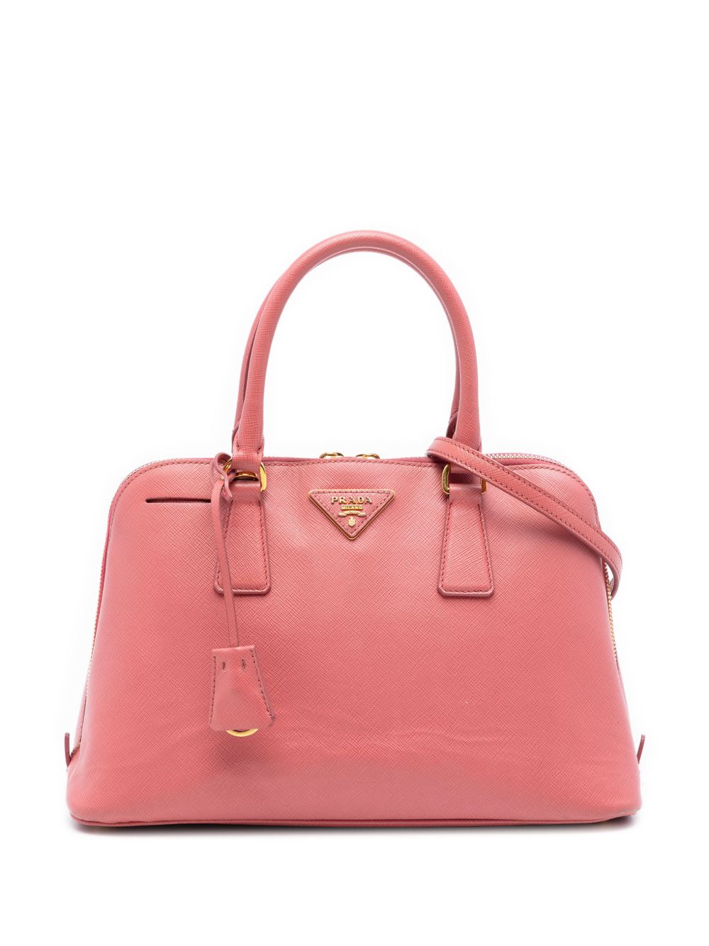 Prada 2000-2013 Medium Saffiano Lux Promenade satchel