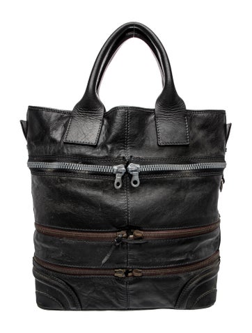 Leather Top Handle Bag