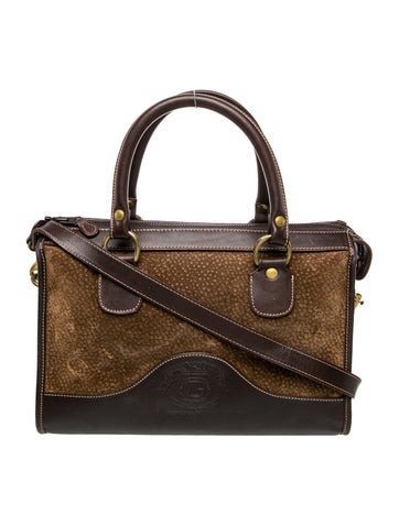 Leather Top Handle Bag