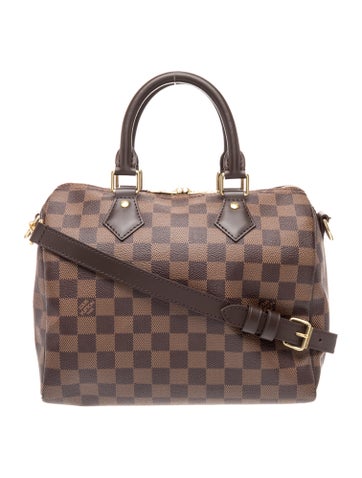 Damier Ebene Speedy Bandouliere 25