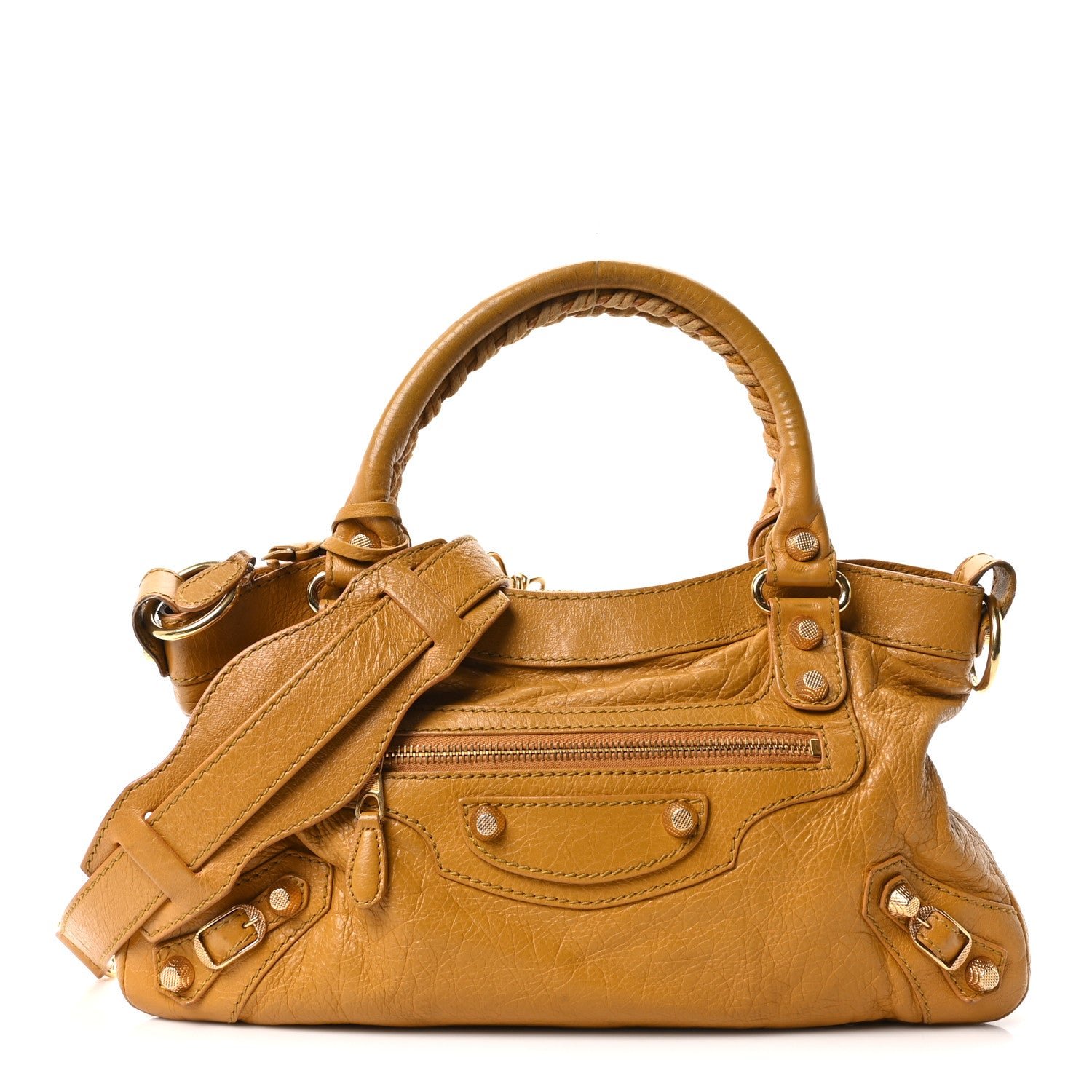 Balenciaga Agneau Giant 12 Gold Hardware First Jaune Moutarde