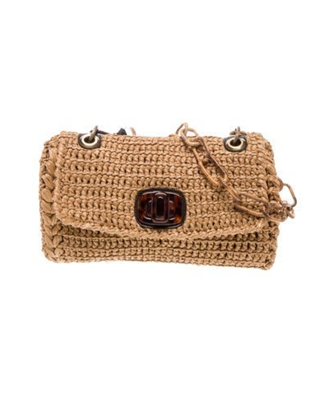 Lanvin Raffia Shoulder Bag