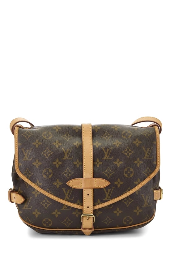 Monogram Canvas Saumur 30