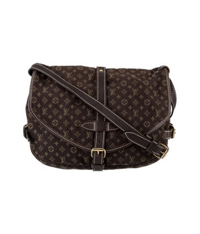 Louis Vuitton Vuitton Monogram Mini Lin Saumur 25 Vintage