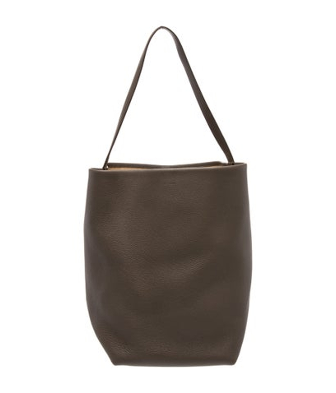 The Row Row Leather Large N S Park Tote