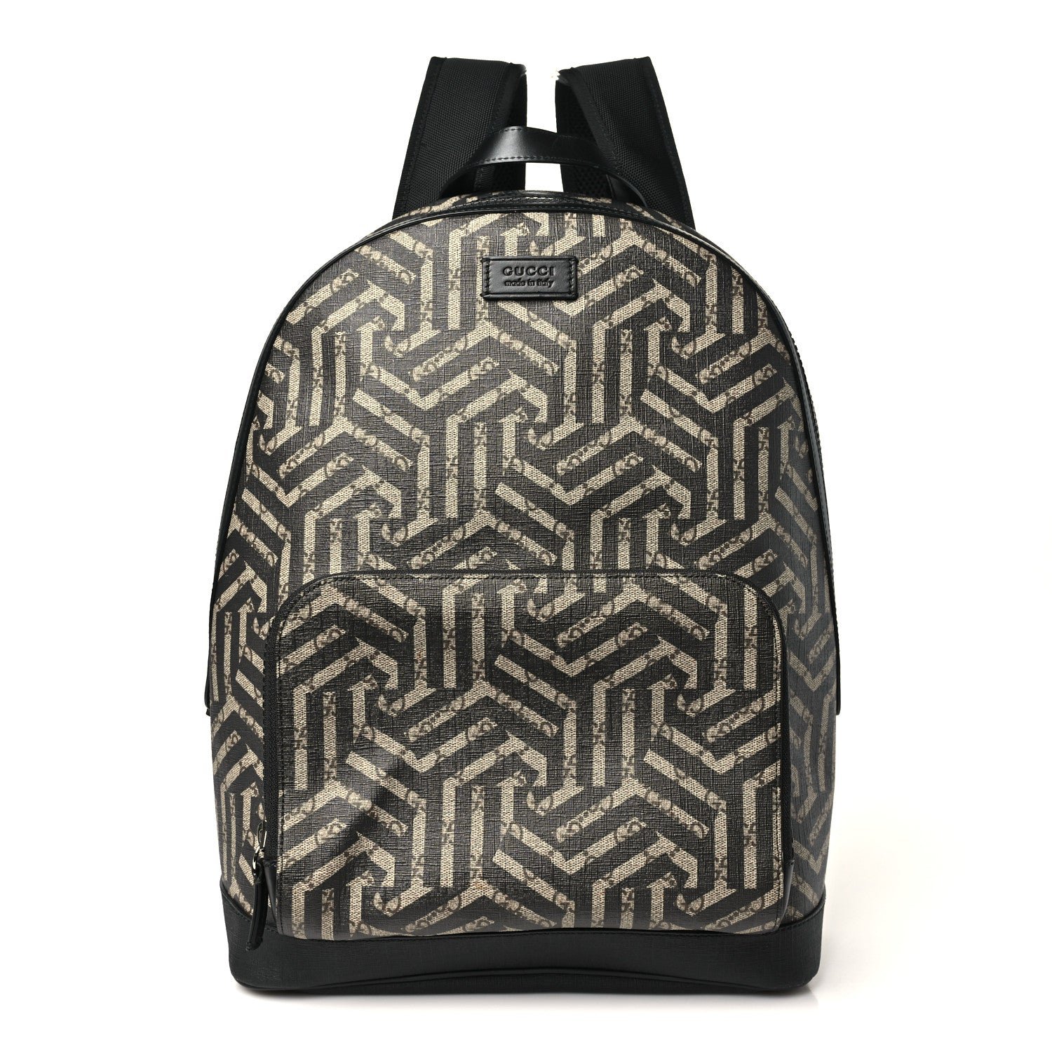 Gucci GG Supreme Monogram Caleido Medium Day Backpack Black