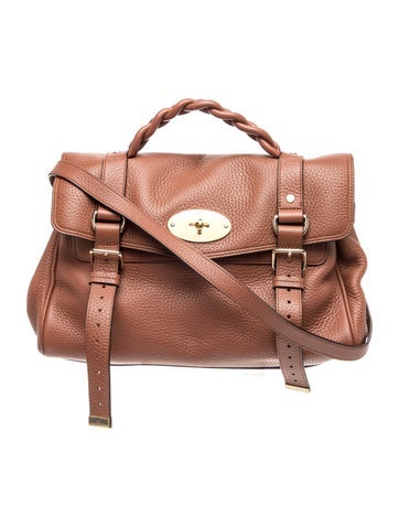 Leather Top Handle Bag