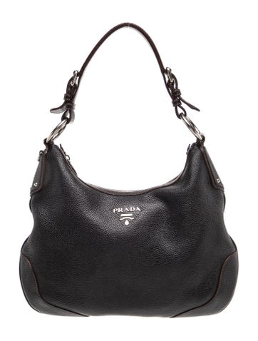 Vitello Daino Leather Shoulder Bag