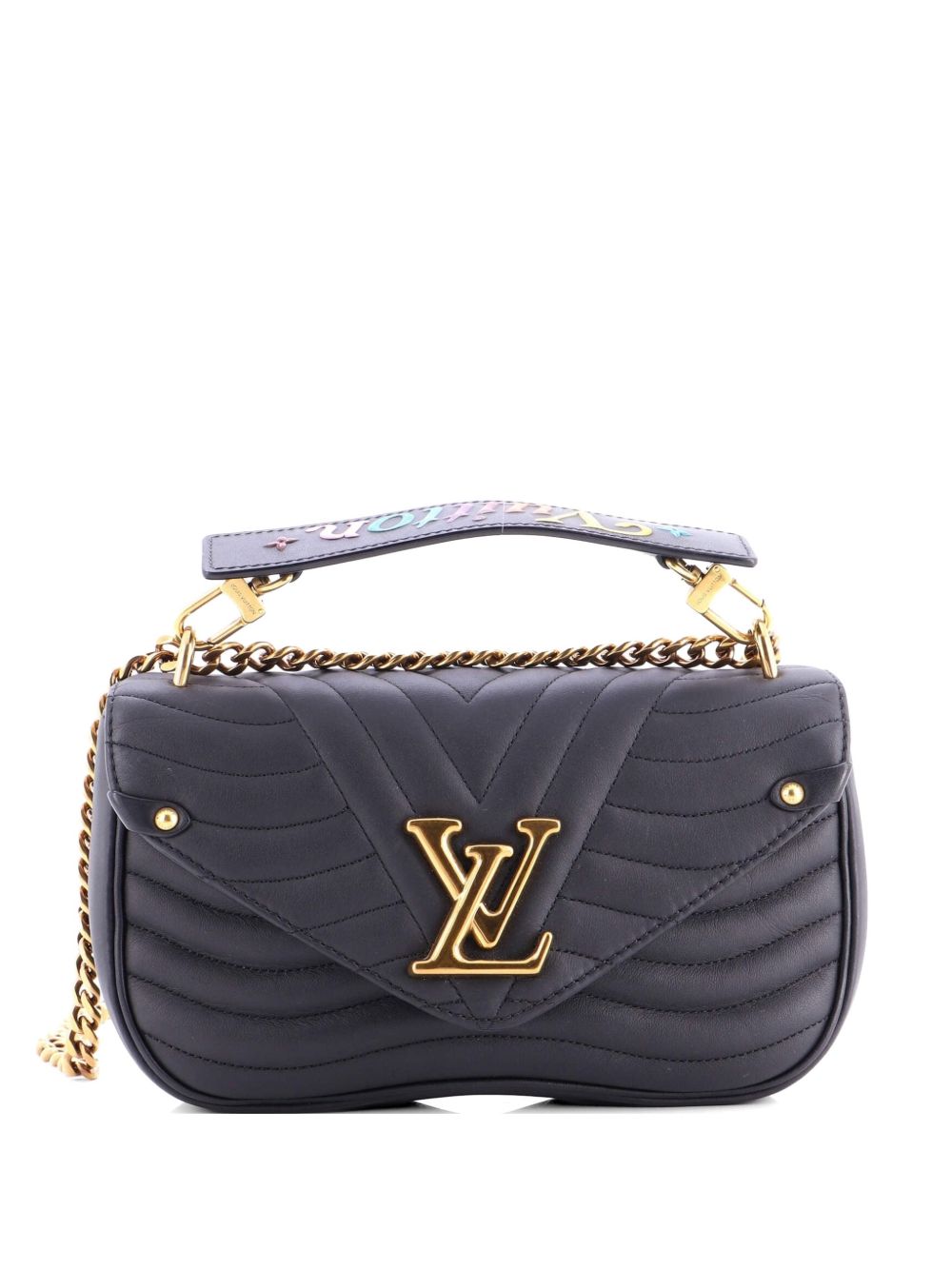 New Wave Chain Bag Quilted Leather MM crossbody bag