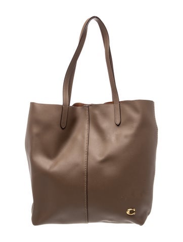 Leather North Tote bag