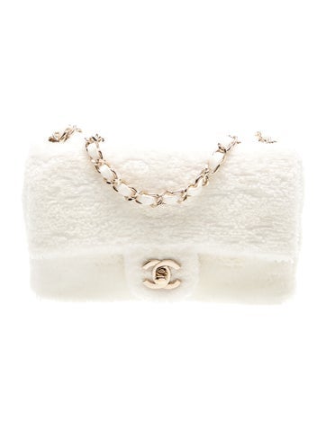 Rectangular Mini Sequin Flap Bag