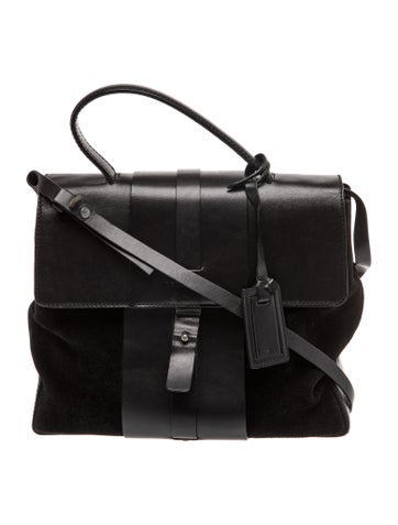 Trussardi Leather Top Handle Bag