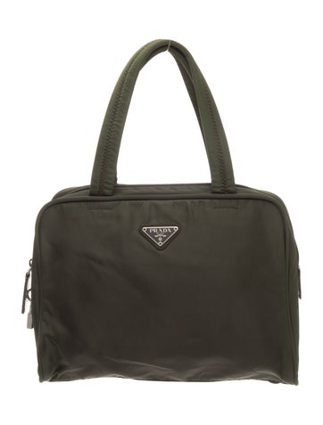 Tessuto Nylon Top Handle Bag