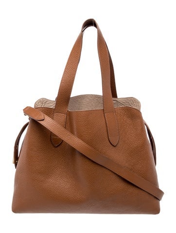 Leather Top Handle Bag