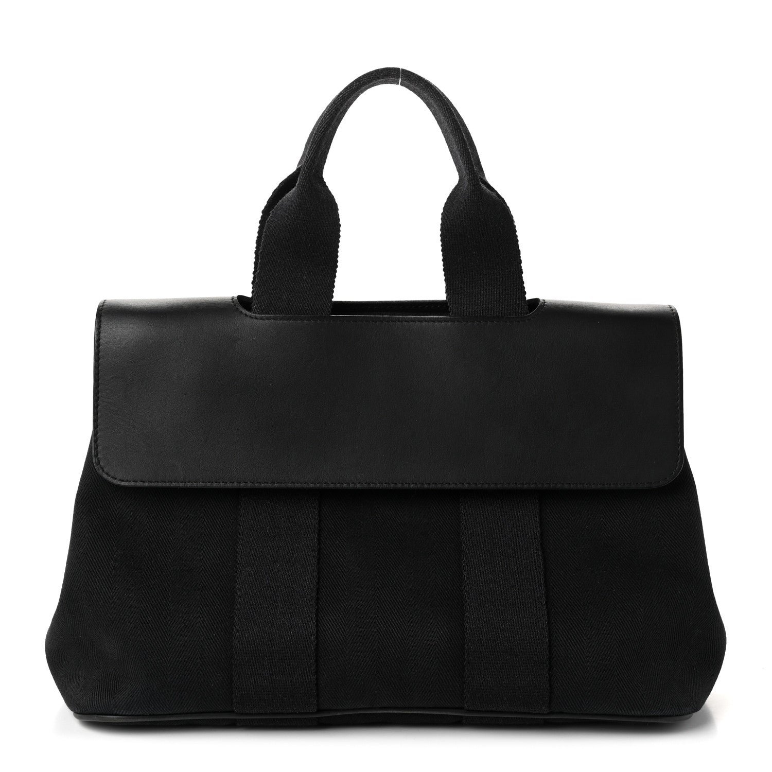 Hermes Toile Swift Valparaiso Tote PM Black