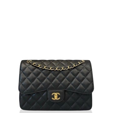 Calfskin Double Flap Jumbo
