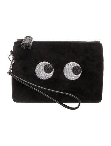Anya Hindmarch Velvet Clutch