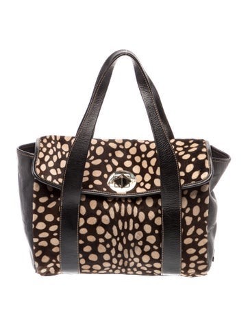 Leather Top Handle Bag