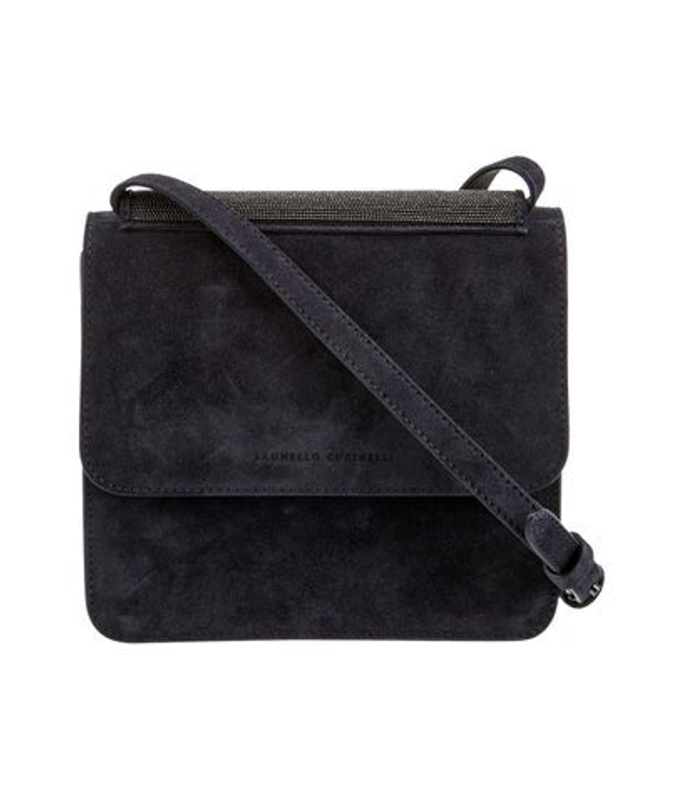 Brunello Cucinelli Cucinelli Suede Crossbody Bag