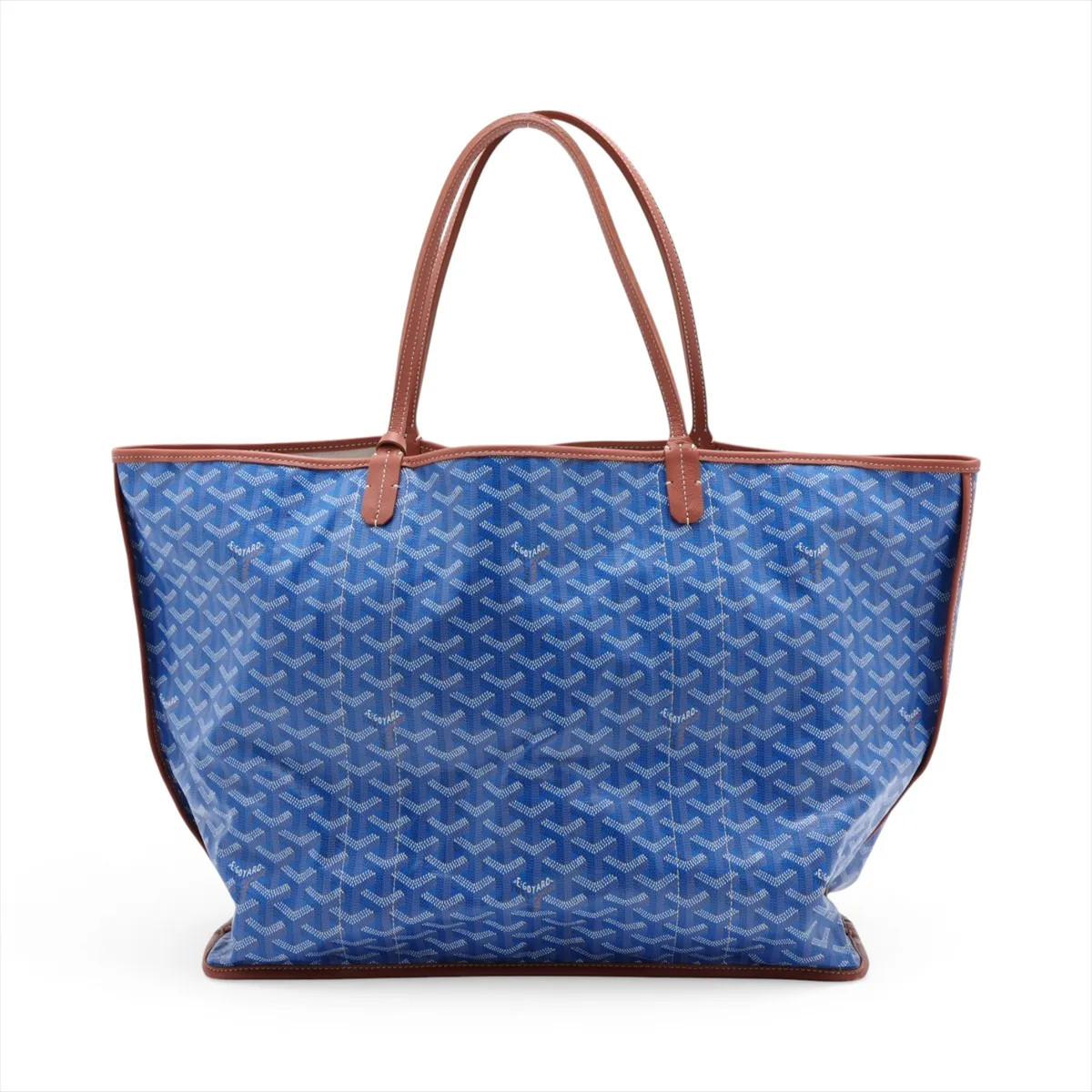 Goyard Pertuis GM PVC & leather Tote bag Blue