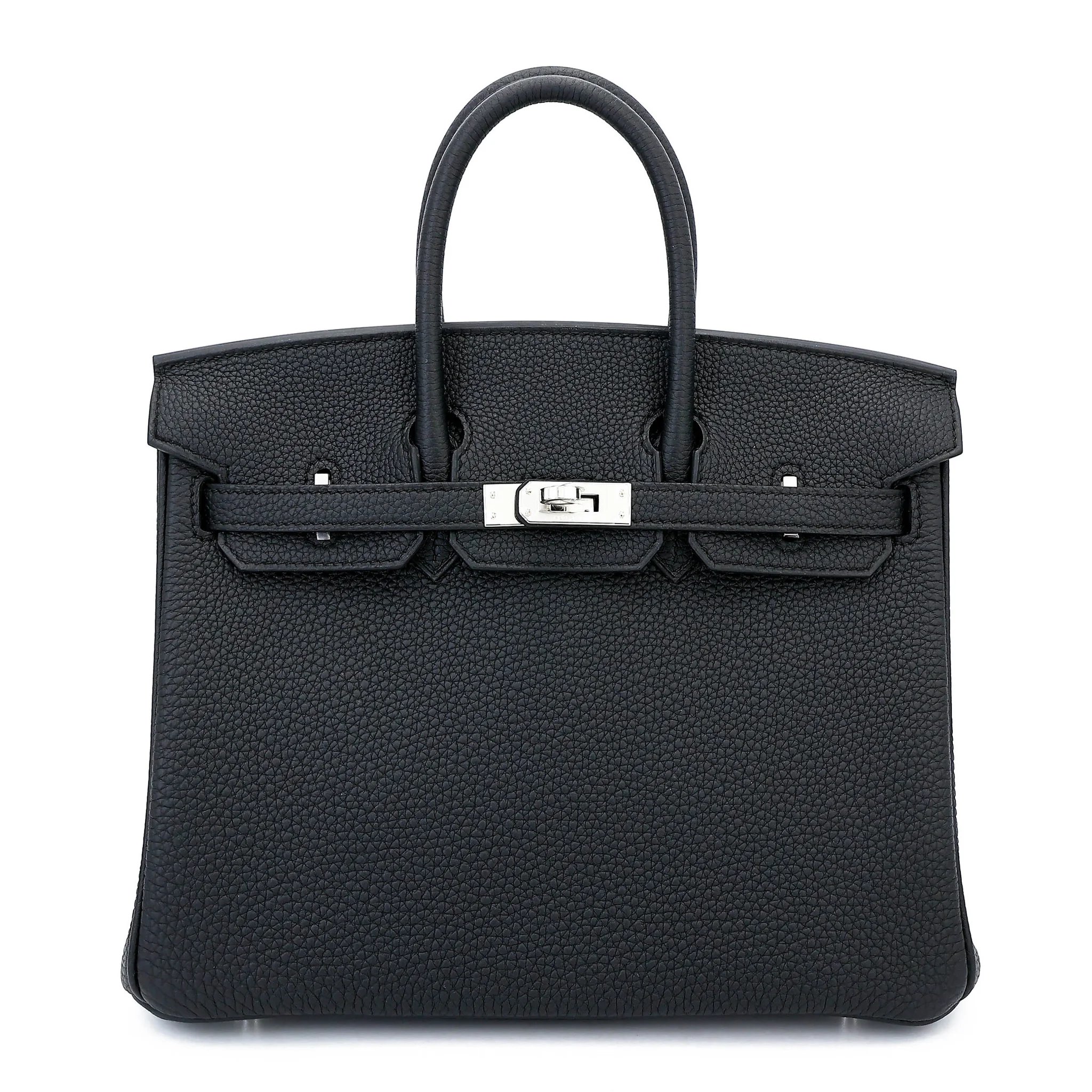 Brand New ( Rank N ) HERMÈS Birkin 25 Noir (89) Togo Palladium hardware G (2026)
