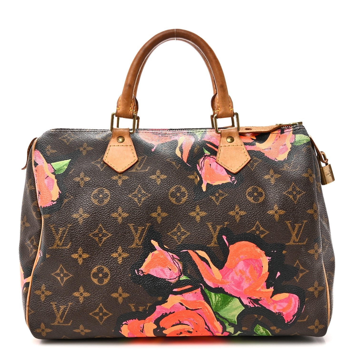 Louis Vuitton Monogram Roses Speedy 30