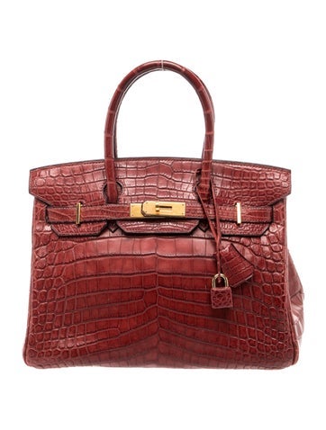 Matte Niloticus Crocodile Birkin 30