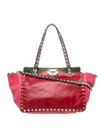 Rockstud Top Handle Bag